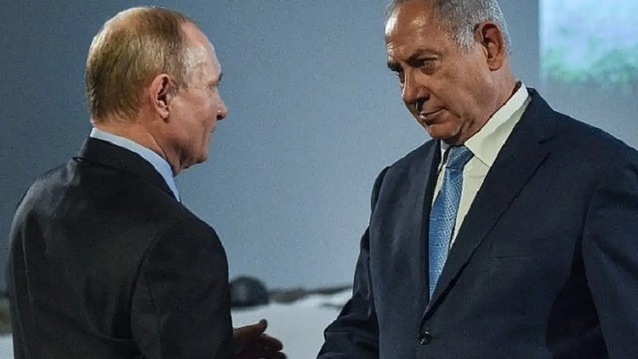 Presiden Rusia Vladimir Putin dan PM Israel Benjamin Netanyahu