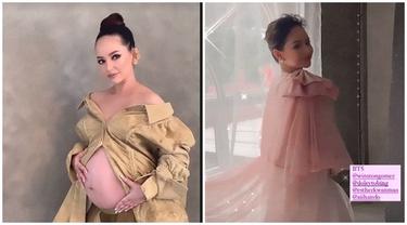 7 Gaya Maternity Shoot Angelica Simperler, Pamerkan Baby Bump