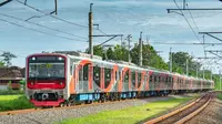 KAI Commuter menerima satu rangkaian sarana Kereta Rel Listrik (KRL) terbaru produksi PT Industri Kereta Api (Persero) atau INKA yang telah tiba di Jakarta untuk menjalani rangkaian uji dinamis.