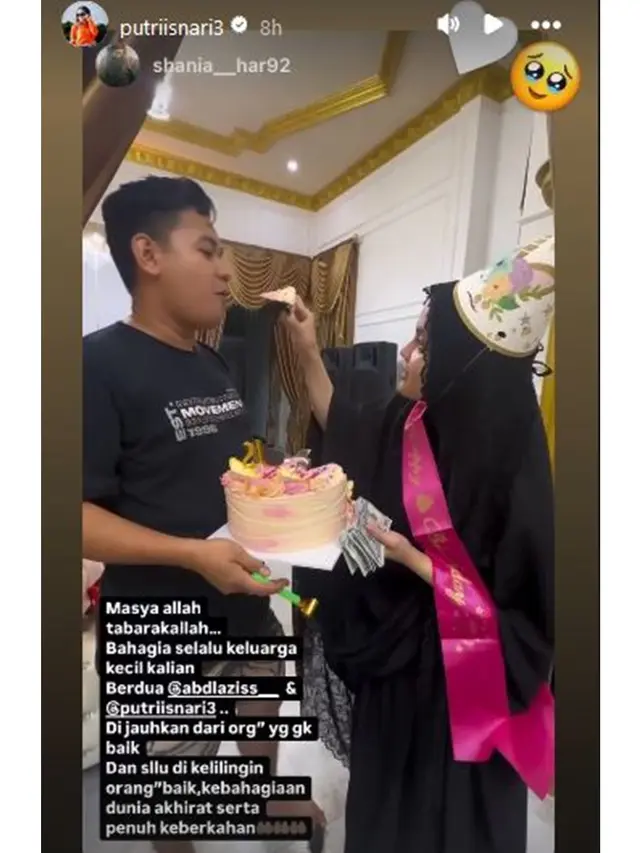 6 Momen Kejutan Ultah Putri Isnari dari Keluarga Suami, Dikasih Dolar Sama Mertua