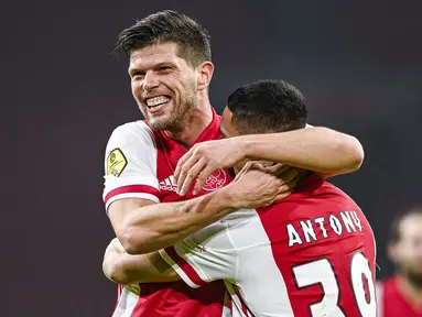 Di samping terkenal sebagai penghasil pemain-pemain berkualitas di Eropa, Ajax Amsterdam juga terkenal sebagai klub yang dihuni pemain-pemain dengan loyalitas tinggi. Seperti 5 pemain Ajax berikut yang sempat meninggalkan klub, namun akhirnya kembali lagi. Siapa saja? Berikut uraiannya. (AFP/ANP/Olaf Kraak)