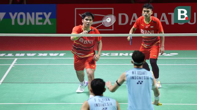 Foto: Bertarung Lebih dari Sejam dalam Perang Saudara, Leo/Daniel Comeback dan Melaju ke Final Indonesia Masters 2024