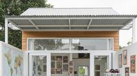 Desain Rumah Minimalis untuk Pasangan Muda Suka Traveling. (Foto: Gemini AI)