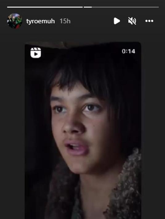 Begini penampilan Tyroe Muhafidin saat bermain dalam Lord of The Rings: The Rings of Power. (Foto: Instagram/@tyroemuh)