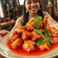 resep ayam rica rica kemangi ©Ilustrasi dibuat AI