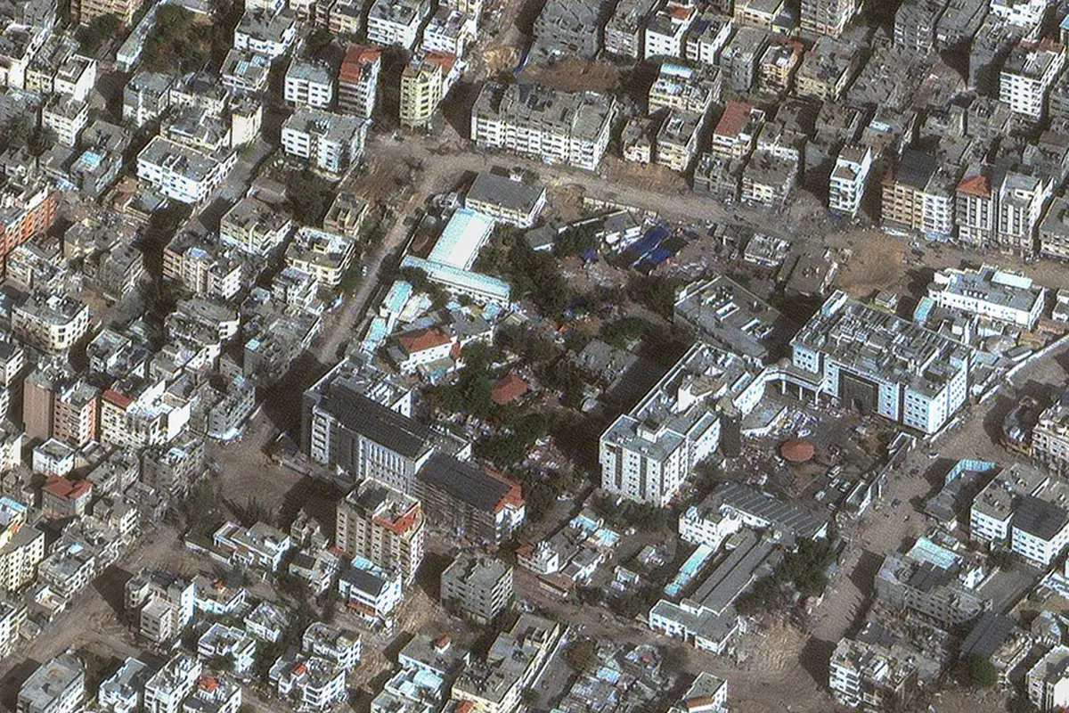 Citra Satelit Jalur Gaza