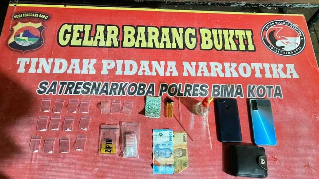 Polres Bima Kota Amankan 13 Pengedar Sabu, Kasus AKBP Didik dan Koko Erwin Terus Bergulir