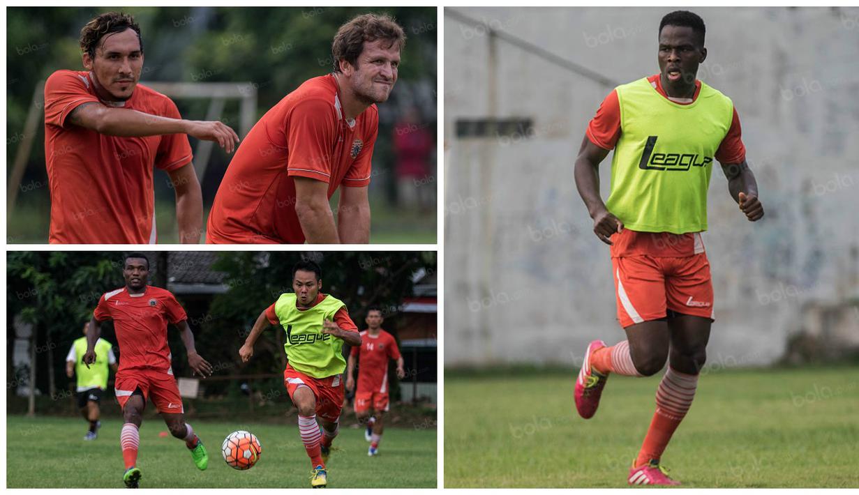 Pada bursa transfer Torabika Soccer Championship 2016, Persija Jakarta berencana melakukan pembenahan skuat dengan menambah pemain asing. Berikut 5 pemain asing yang sedang mengikuti seleksi bersama Macan Kemayoran. (Bola.com/Vitalis Yogi Trisna)