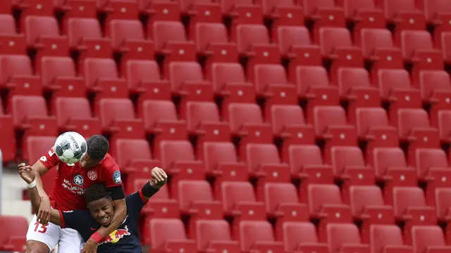 RB Leipzig Pesta Gol ke gawang Mainz 05
