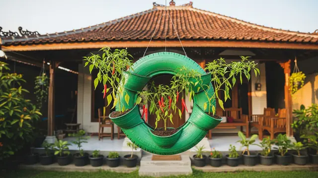7 Model Rak Cabai Gantung dari Barang Bekas, Kreatif dan Hemat