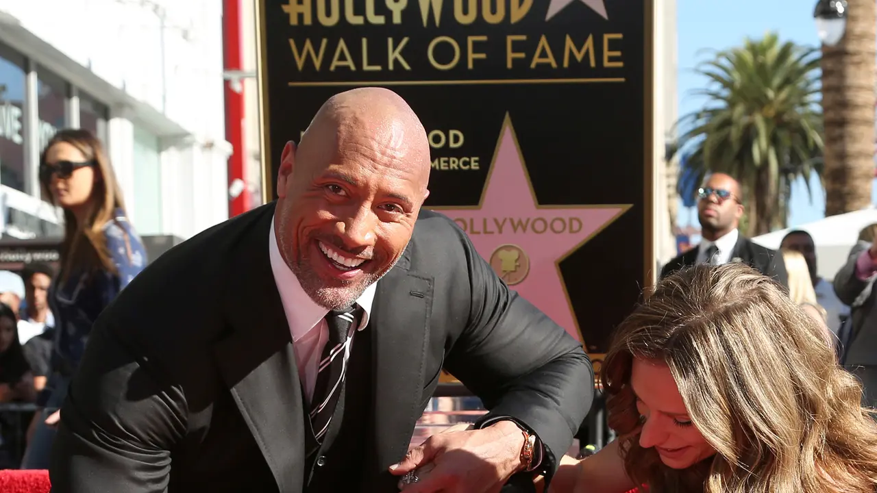 Hollywood Walk of Fame-Dwayne Johnson