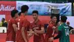 Jakarta Garuda Jaya yang diproyeksikan untuk mengikuti Kejuaraan Voli Asia U-20 menelan kekalahan keduanya di putaran pertama PLN Mobile Proliga 2024 setelah takluk 0-3 (16-25, 23-25, 15-25) dari Jakarta Pertamina Pertamax di GOR Amongrogo, Yogyakarta, Sabtu (27/4/2024). (Dok. PBVSI)