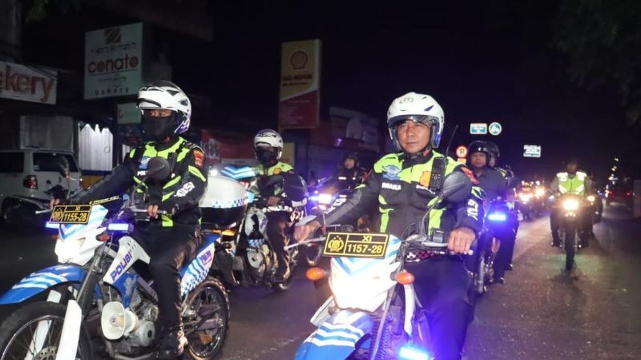 Patroli Polresta Denpasar Skala Besar Sasar Kejahatan Jalanan Demi Keamanan Warga