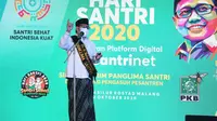 Peringati Hari Santri, Muhaimin Iskandar meluncurkan platform digital SantriNet. (Istimewa)