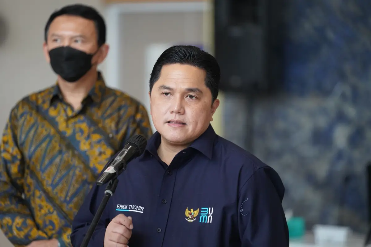 Menteri BUMN Erick Thohir meresmikan Rumah Sakit Otak dan Jantung (RSOJ) di Makasar, Sulawesi Selatan (Sulsel).