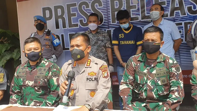 Pelaku Penusukan Anggota TNI di Depok