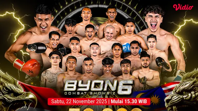 BYON Combat Showbiz 6 tayang eksklusif di Vidio. (dok. vidio.com)