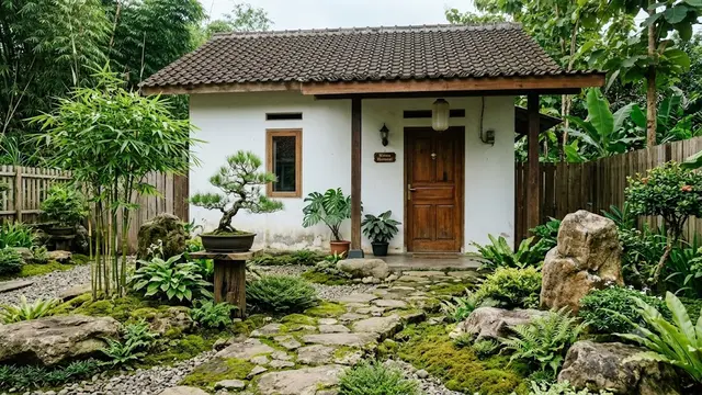 Ide Halaman Rumah Bergaya Kebun Desa Jepang