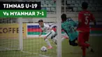 Timnas Indonesia U-19 resmi meraih tempat ketiga dalam Piala AFF U-18. Timnas menang 7-1 atas tuan rumah Myanmar.