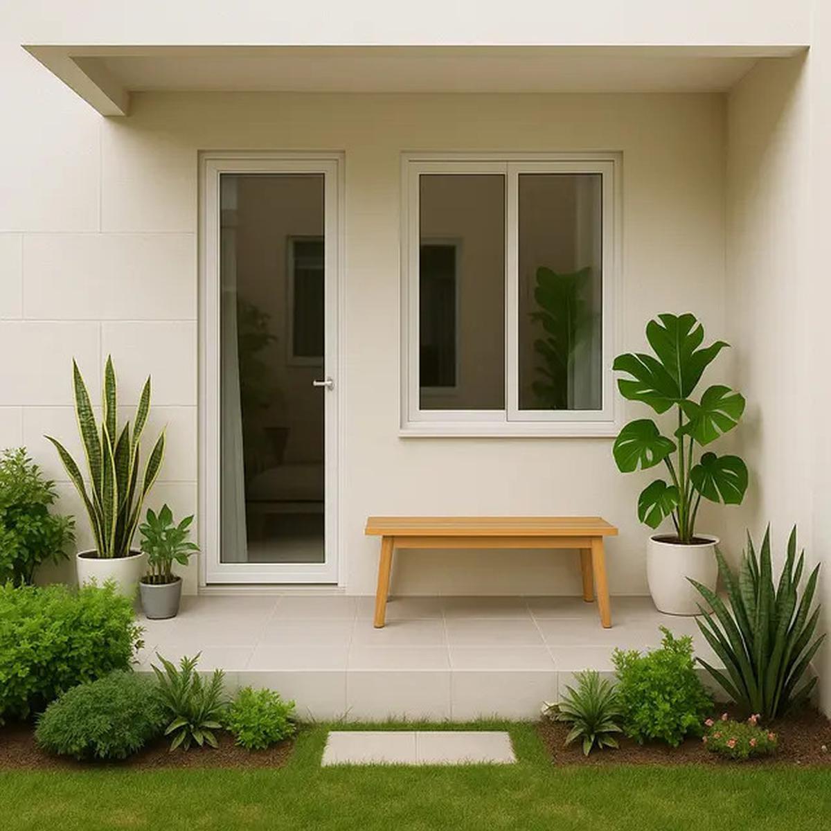 7 Inspirasi Teras Rumah Kecil Tanpa Tiang, Minimalis tapi Estetik