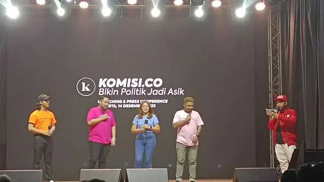 Peluncuran Platform Digital Politik Komisi.co dimeriahkan juga oleh generasi Gen Z.
