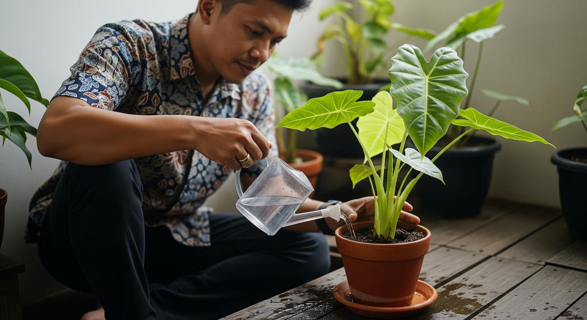 Cara Menyiram Tanaman Hias yang Benar dengan Menggunakan Air Secukupnya