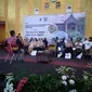 Duta Baca Indonesia Gol A Gong membuka kelas pelatihan menulis di Kabupaten Pasaman Barat. (Liputan6.com/ Perpusnas)