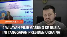 Empat wilayah Ukraina yang diduduki Rusia akhirnya memilih untuk bergabung dengan Rusia dalam referendum yang baru saja digelar. Empat wilayah tersebut adalah, Kherson, Lugansk Timur, Donetsk, dan Zaporizhzhya.