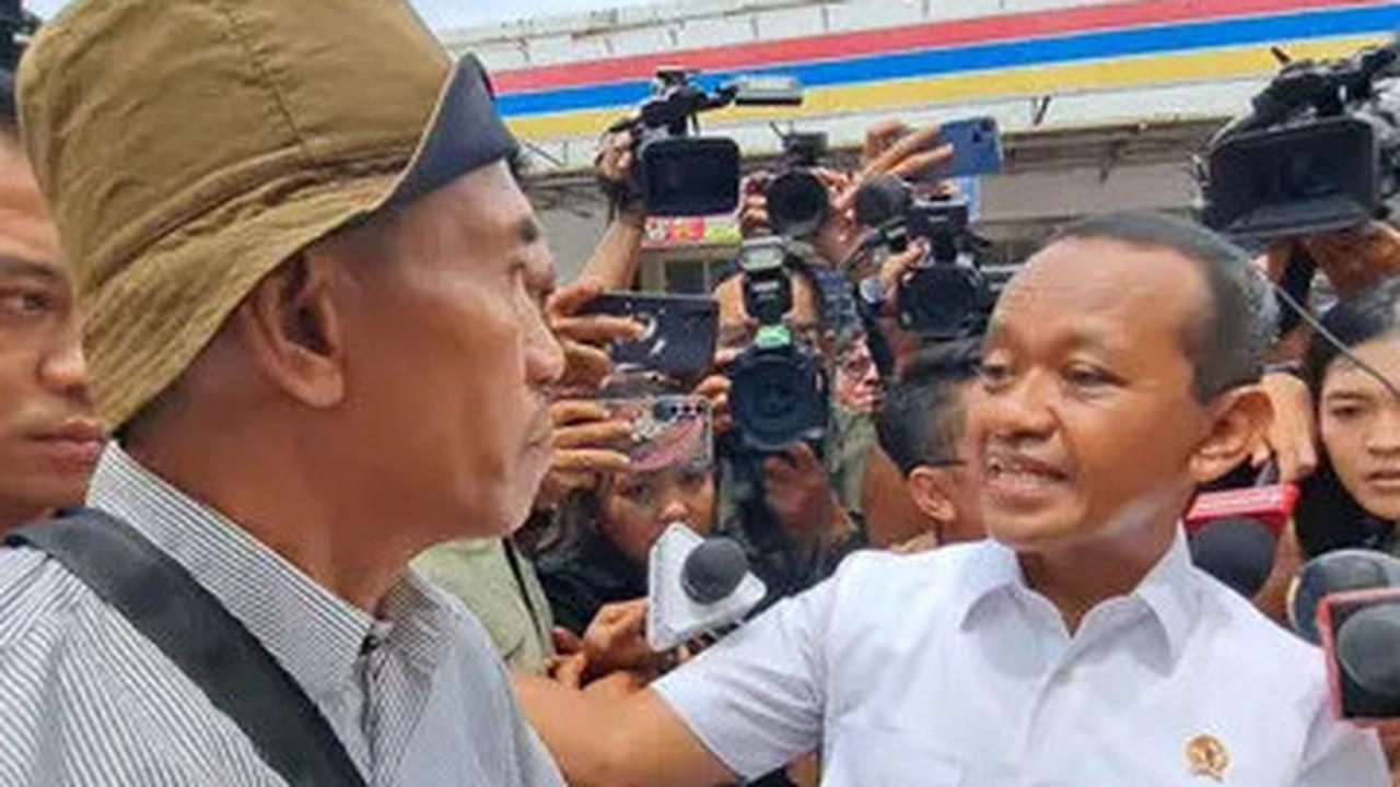 Warga Ngamuk di Depan Bahlil Karena Sulit Dapatkan LPG 3 Kg di Tangerang