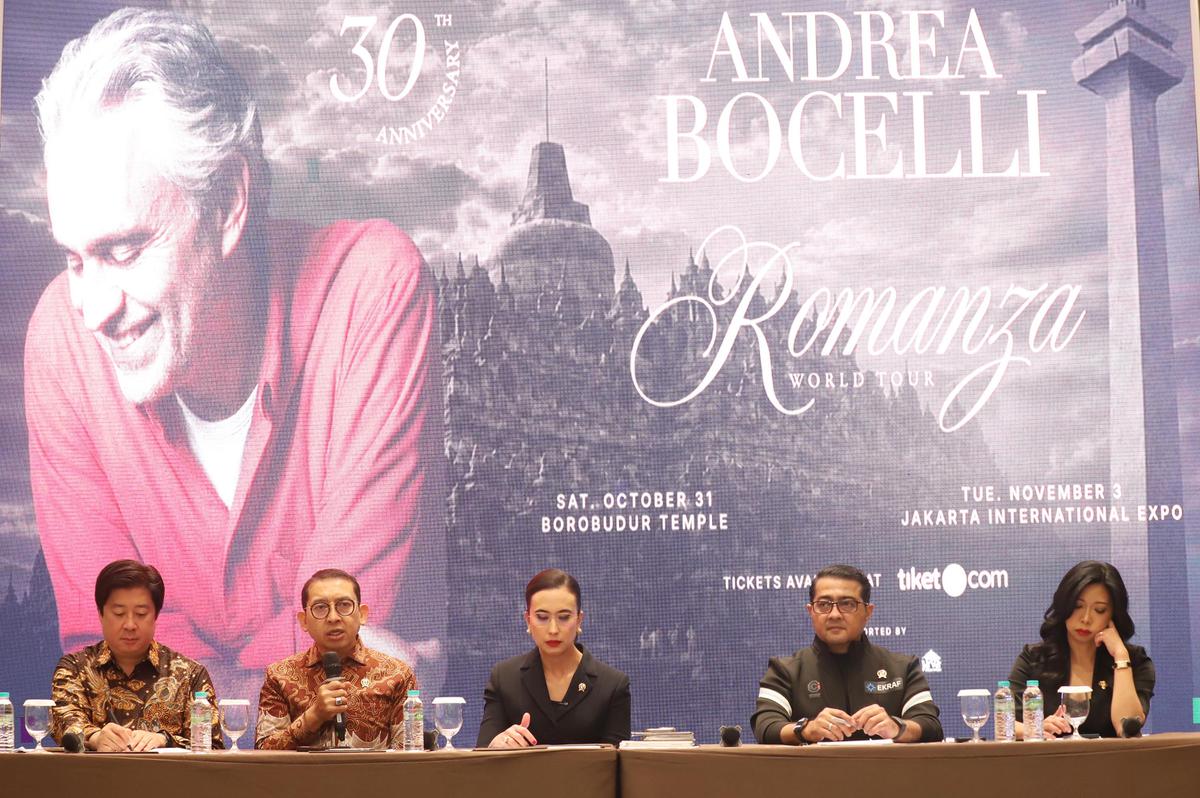 Jelang Konser Andrea Bocelli Romanza 30th Anniversary di Indonesia