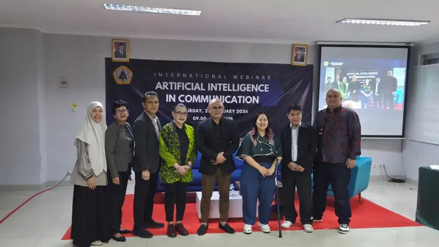 Euforia AI dalam diskusi Webinar Internasional: ‘Artificial Intelligence in Communication’