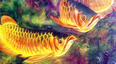Paling Inspiratif Gambar Lukisan Ikan Mas Verbal 