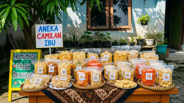 Ide Usaha Depan Rumah Khusus Ibu Rumah Tangga yang Bisa Sambil Awasi Anak Bisnis Makanan Ringan