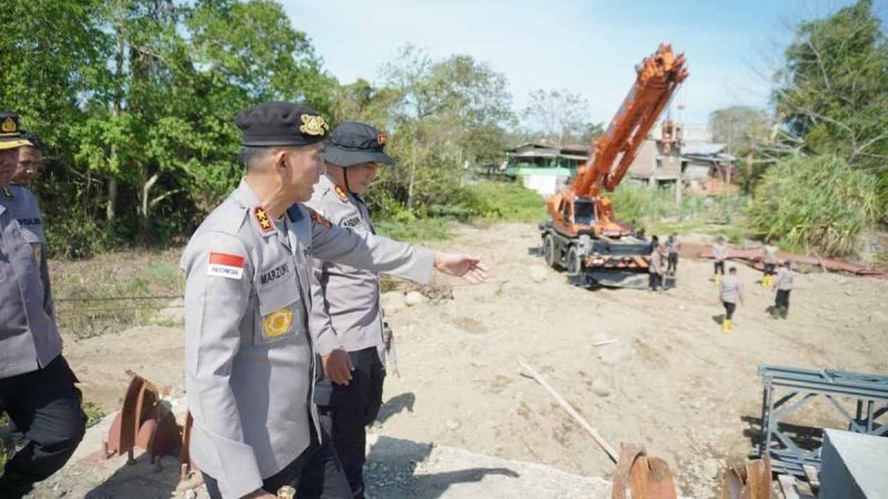 Polda Aceh Percepat Pembangunan Jembatan Bailey, Pulihkan Akses 7.000 Warga Terdampak Bencana