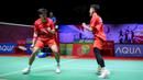 <p>Pebulutangkis ganda putra Indonesia, Leo Rolly Carnando/Daniel Marthin melakukan selebrasi setelah mencetak poin ke arah pasangan Denmark, Kim Astrup/Anders Skaarup Rasmussen pada laga final Indonesia Masters 2024 di Istora Senayan, Jakarta, Minggu (28/01/2024). (Bola.com/Bagaskara Lazuardi)</p>