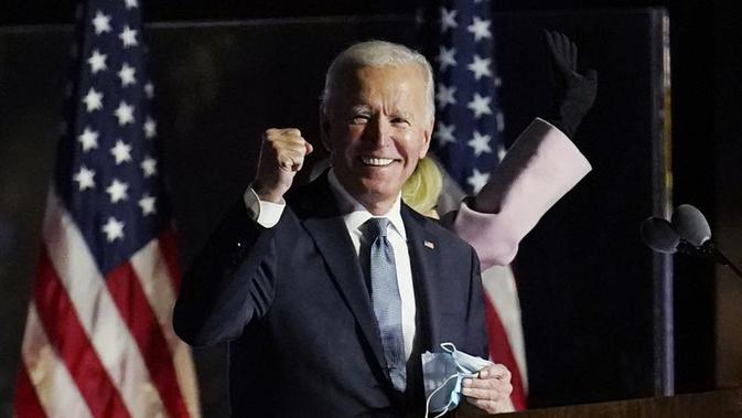 Joe Biden menang Pemilu Amerika 2020, jadi presiden AS menggantikan Donald Trump. (AP)