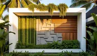 9 Ide Desain Tembok Estetik untuk Rumah Tropis, Hemat dan Kekinian
