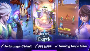 Game Heroes of Crown Mobile Meluncur di Indonesia, Yuk Buruan Klaim Kode Redeem-nya