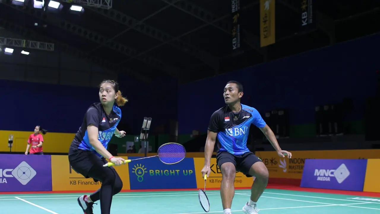 Ghana Muhammad Al Ilham/Indah Cahya Sari Jamil - Indonesia Masters 2022 - Bulu Tangkis