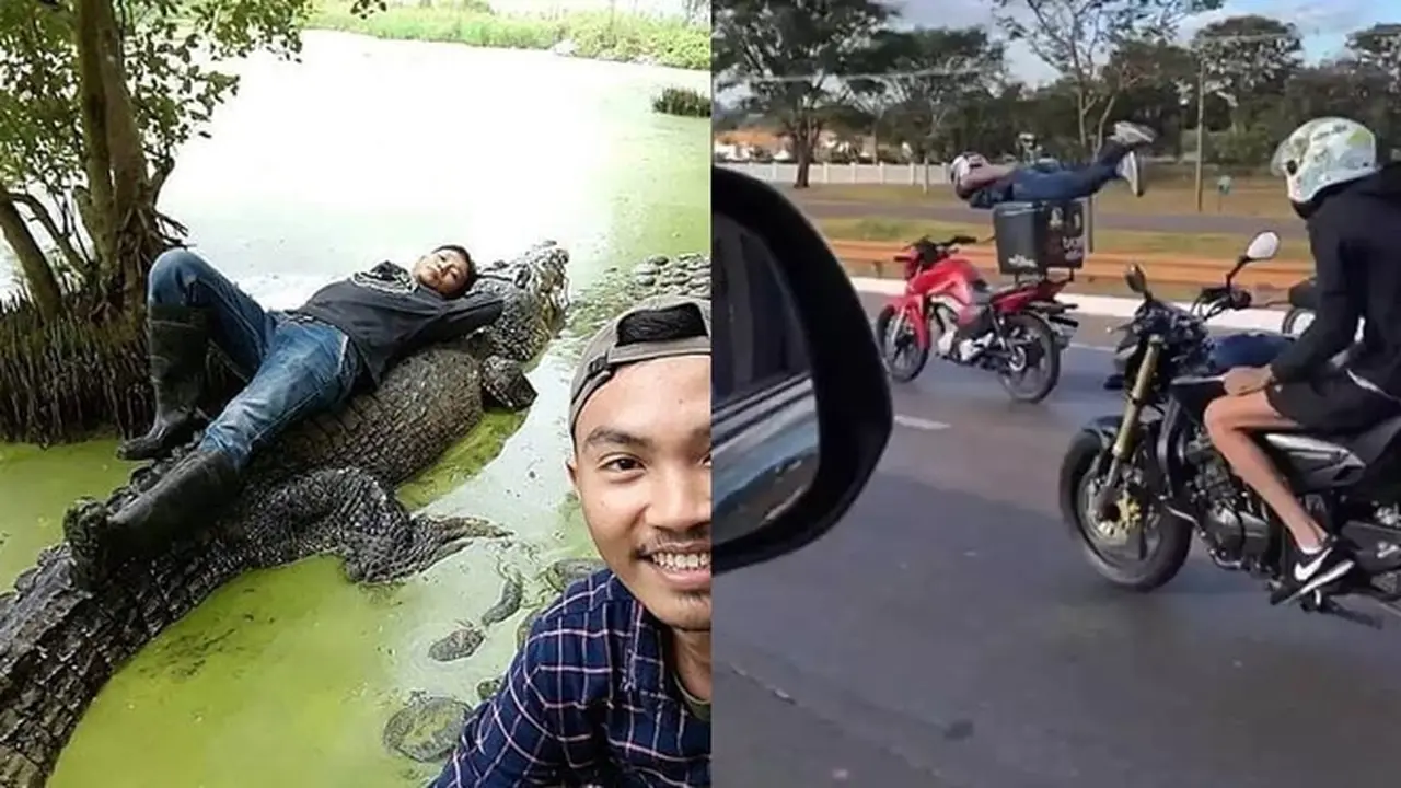 6 Aksi Absurd Bapak-Bapak Nikmati Hidup Tanpa Beban, Kocak
