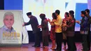 Buku berjudul 'Hatta di Mata Mereka' tersebut berisi testimoni dari 60 sahabat dan tokoh nasional mengenai sosok Hatta Rajasa, Jakarta, Selasa (8/7/14). (Liputan6.com/Johan Tallo)