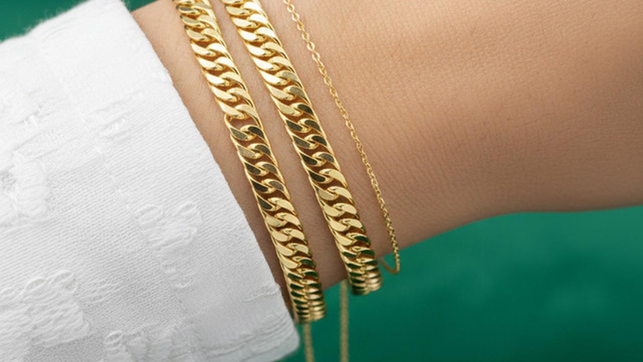 7 Model Gelang Emas Rantai Elegan Untuk Hari Raya, Tampil Memukau