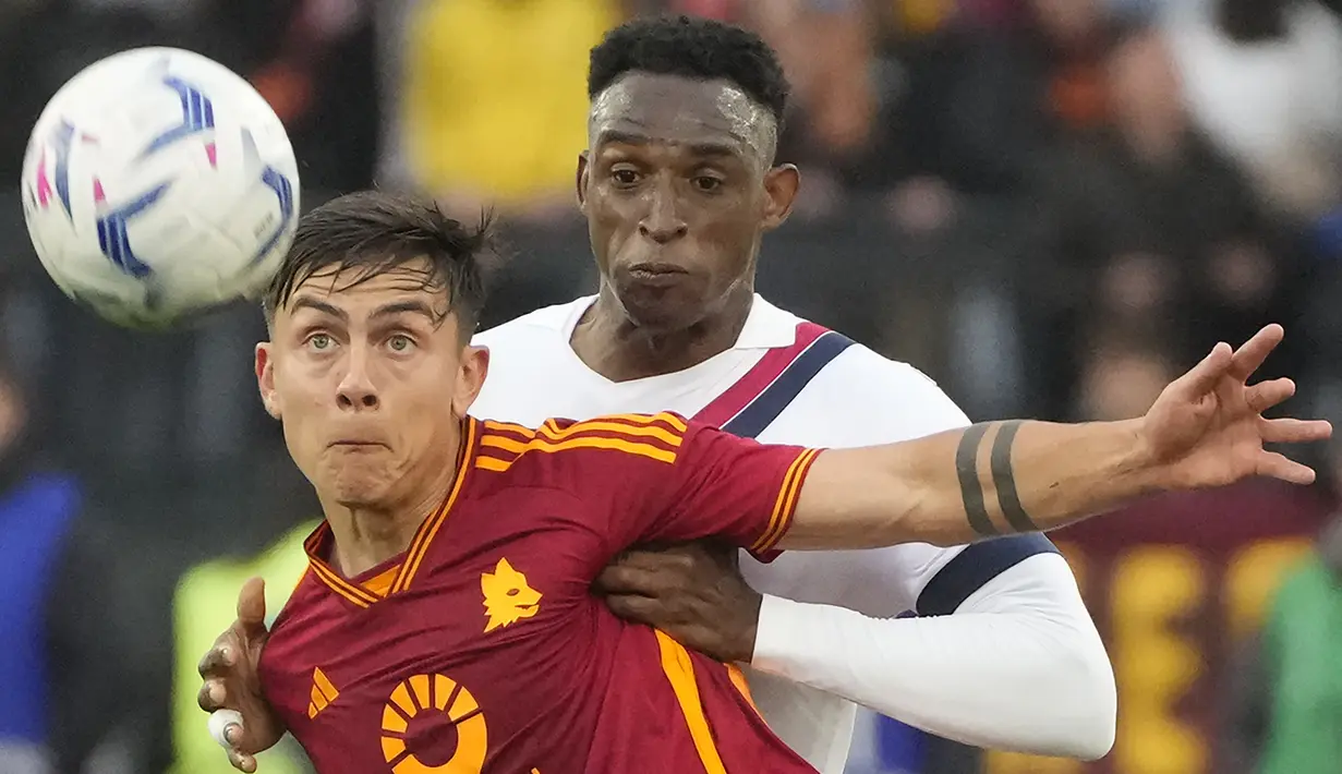 Hasil ini tidak mengubah posisi kedua tim di klasemen sementara Serie A 2023/2024. (AP Photo/Gregorio Borgia)