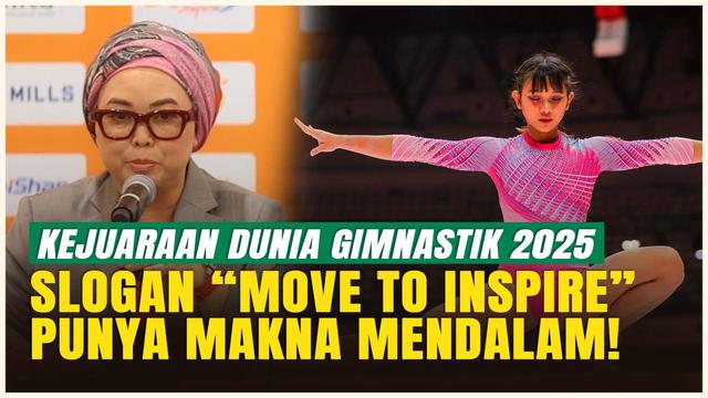 Mengupas Arti &ldquo;Move To Inspire&rdquo; di Kejuaraan Dunia Gimnastik 2025&nbsp;
