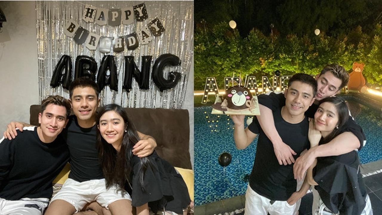 6 Potret Perayaan Ultah Riza Syah, Verrell Bramasta dan Febby Rastanty Beri Kejutan