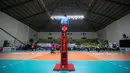 Pemain Jakarta Pertamina Fastron (kiri) melakukan selebrasi usai mencetak angka saat laga lanjutan PLN Mobile Proliga 2022 melawan Jakarta Mandiri Popsivo Polwan di GOR Kawah Candradimuka, Padepokan Voli Jenderal Polisi Kunarto, Bogor, Jumat (14/01/2022). (Bola.com/Bagaskara Lazuardi)