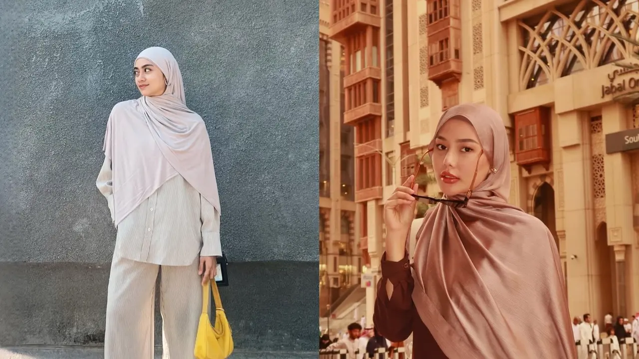 Inspirasi Gaya Hijab Stylish yang Tetap Menutup Dada ala Artis