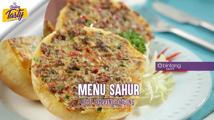 [Bintang] Menu Sahur: Roti Topping Daging