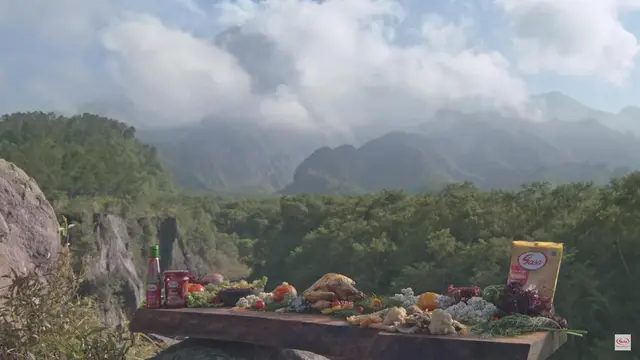 Berlatar Belakang Keindahan Alam Indonesia