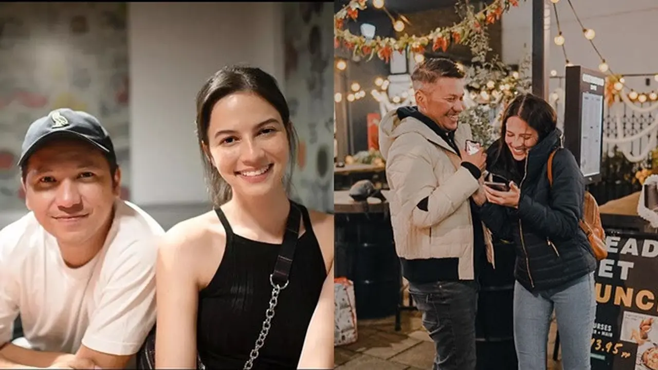 6 Potret Kebersamaan Gading Marten dan Juria Hartmans saat di London